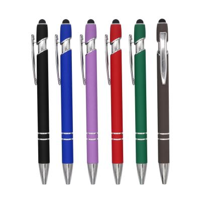 China office & School Pen Wholesales High Quality Low Price Customized Logo Printed 0.7mm 1mm Metal Ballpoint Pen for sale