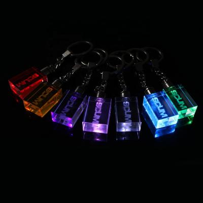 China Eco-friendly Custom Printed Acrylic Charms LED Key Chain For Anime Expo Japan Anime Acrylic Key Chain LED Key Chain for sale