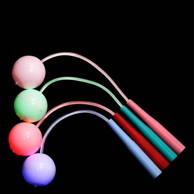 China Novetly Dropshipping Rope Led Light Skipping Ropeless PVC Jump Rope Cordless Jump Rope For Kids Adults Portable Fitness Equipment for sale