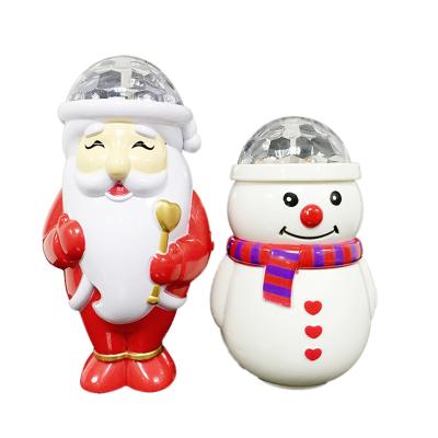 China Eco-Friendly And Music 2020 Flashing Toy For Christmas Cute Snowman Shaped Christmas Gifts Decoration For Kids Music LED Projection Toys for sale