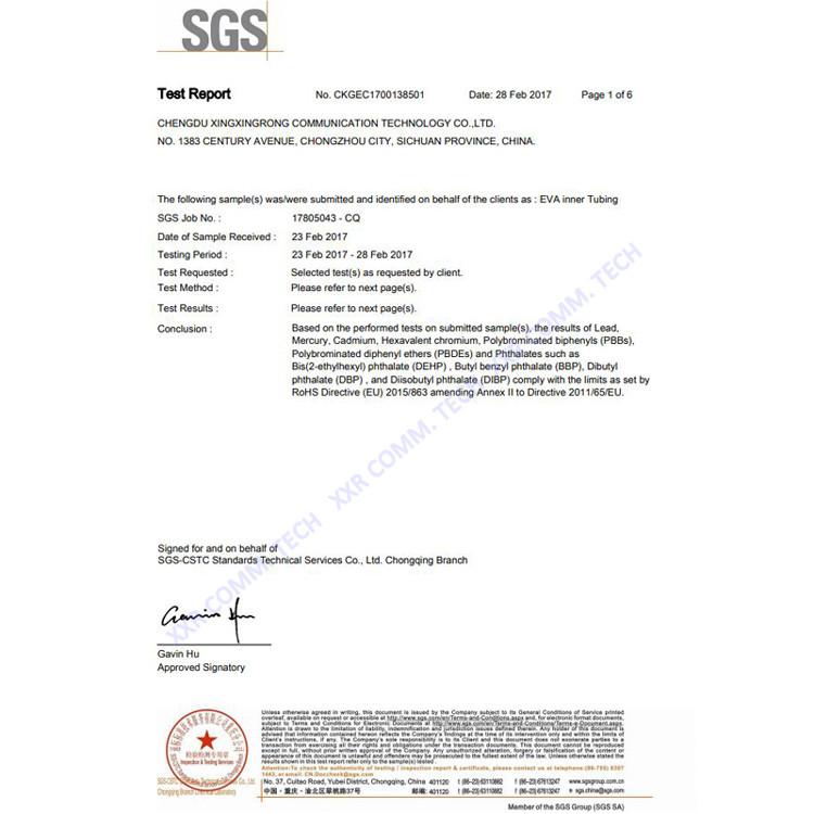 Test Report - Chengdu Xing Xing Rong Communication Technology Co., Ltd.