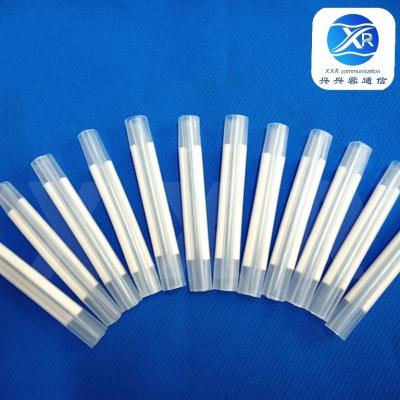 China Transparent Fiber Optic Cable Protection Sleeve Double Steel Rod for sale