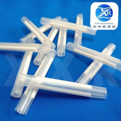 China FTTH Fiber Optic Cable Protection Sleeve Double Piece With Ceramic Rod for sale