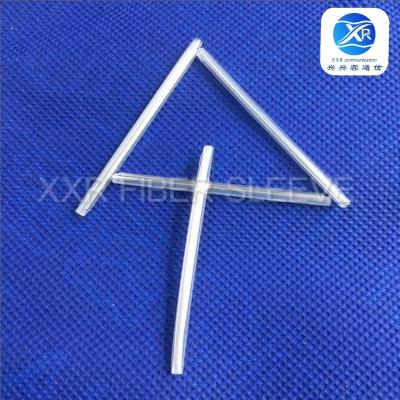 China SS304 Fiber Protection Sleeves , 1.2mm Clear Fiber Splice Tubes for sale