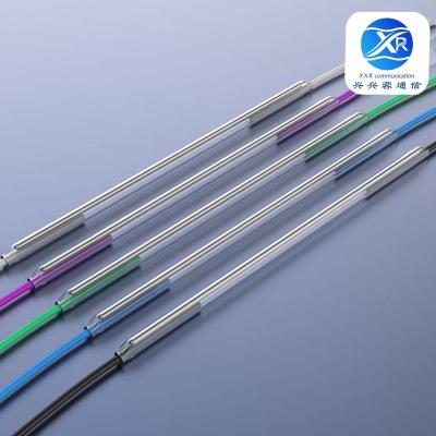 China 304 Steel Fiber Optic Splice Sleeve , 3.0mm Fiber Splice Tube for sale