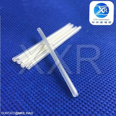 China Africa PE EVA Fiber Optic Heat Shrink 60mm Splice Sleeves Transparent 100PCS for sale