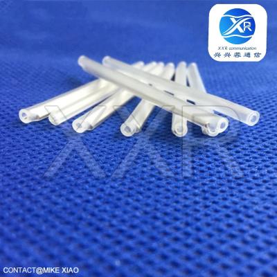 China Clear PE EVA Optical Fiber Fusion Splice Sleeve 3.0x40mm 100PCS for sale