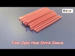 2.9mm pink fusion splice protection sleeves heat shrink with 304ss