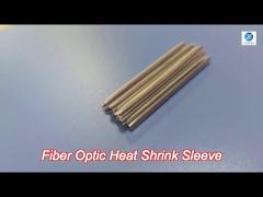 brown fiber optic protection sleeve hot fusion for splice closures