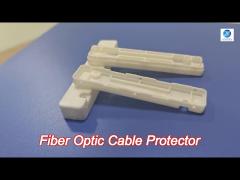 white fiber optic cable protector fusion welding accessories