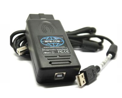 China Black Professional Plastic Vehicle OBD Diagnostic Scanner Maxiecu MPM COM Autodiag for sale