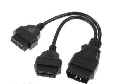 China OBDII Male OBD 2 Female Adapter OBD Diagnostic Cable 2M Auto Diagnostic Interface for sale