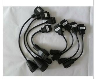 China CDP Pro OBDII Truck OBD2 Diagnostic Tool Connect Cable 8 PCS car cables For DELPHI DS150E for sale