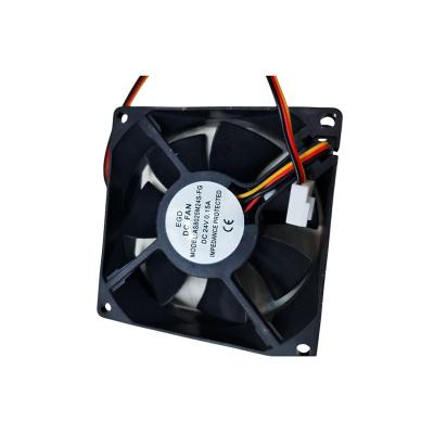 China Industrial Hotels 24V 0.15A Large Inverter Air Volume Blower Axial Flow Fan AS8025M24S for sale