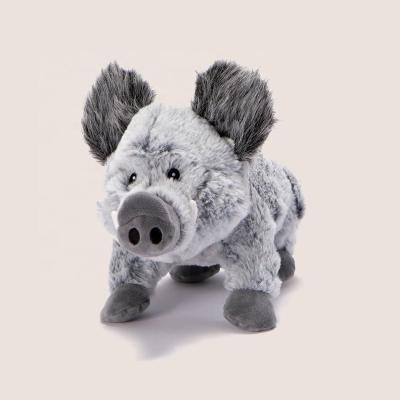 China New Factory Style Stocked Pet Sheep Pig Plush Dog Toy with Squeaker Soft and Cuddly Dog Plush Toy for sale