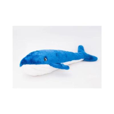 China Wholesaler Long Ocean Whale Shark Dolphin Stocked Stuffed Plush Toy Soft Stocked Pet Plush Toy for sale