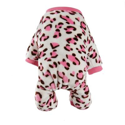 China Stocked Hot Selling Flannel Pet Shower Pajamas Four Legs Autumn Winter Pet Suit For Dogs for sale