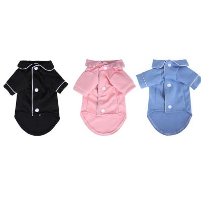 China Cheap Wholesale Pet Shower Pajamas Stocked Soft Fabric For Medium Small Dog Four Seasons for sale