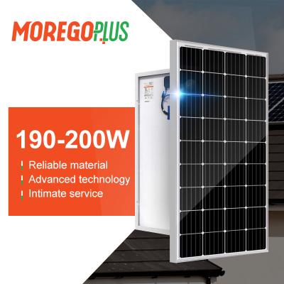 China Moregoplus Series 12/24V Solar Panel System MG00-M01-190-200W Solar Photovoltaic Panels 190W 195W 200W Low Price for sale