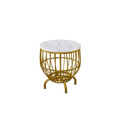 China Fashionable Morden Wholesale Modern Round MDF Dining Table With Storage for sale