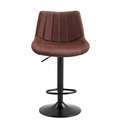 China Modern Bar Chair Swivel Barstool Barstool Leather Adjustable Bar Chair for sale