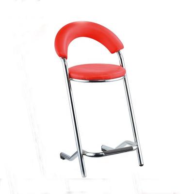 China Modern Red Folding Stools Folding Bar Stools , High Leather Bar Stools for sale