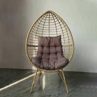 China New Design Garden Chairs Rattan Furniture Good Price Modern High Quality Outdoor Rattan Egg Chair for sale