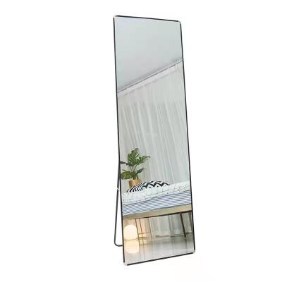 China Personalized Household Wall Bracket Aluminum Alloy Frame Integral Mirror for sale