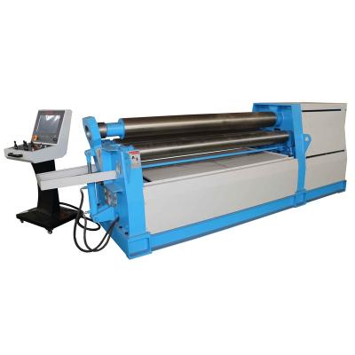 China Steel Plate Bending W12NC-8x2000 four rollers plate bending machine plate roll bending machine 4 axis  metal bending machine for sale