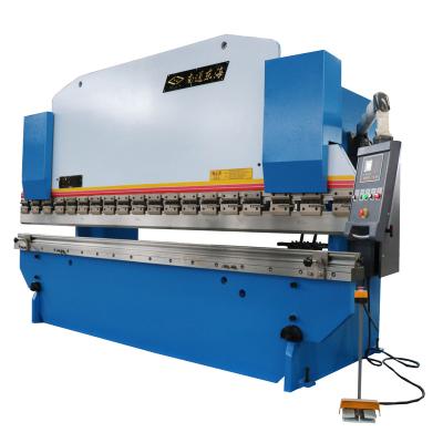 China Metal Bending WE67Y-125T4000 NC Press Brake  E21 NC controlled Plate Bending Machine Hydraulic Press Brake sheet bending machine for sale