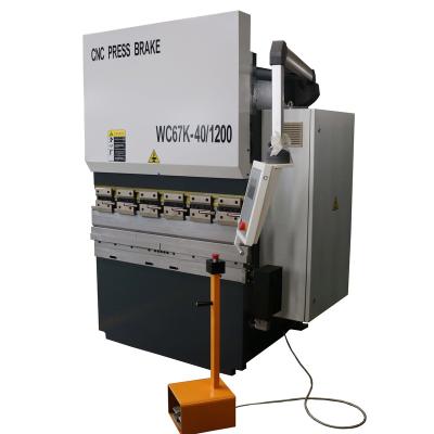 China Metal Bending WC67K-40T1200 CNC Press Brake metal Plate Bending Machine automatic plate bending machine hydraulic press brake for sale