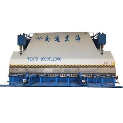 China Metal Bending WE67K-1600T12000 CNC Press Brake  Heavy Duty  Plate Bending Machine Hydraulic Press Brake sheet bending for sale