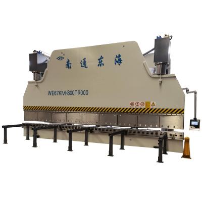 China Metal Bending WE67KM-800T9000 CNC Press Brake  Heavy Duty  Plate Bending Machine Hydraulic Press Brake sheet bending for sale