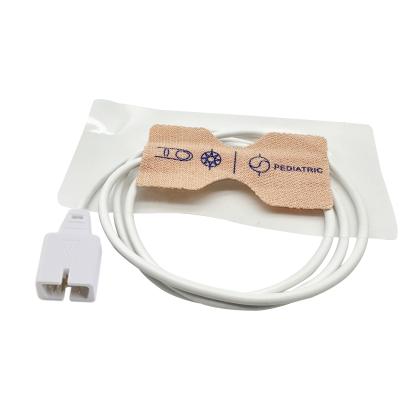 China 7pin Reliable Pulse Oximeter Probes 0.9m TPU Pediatric Spo2 Sensor for sale