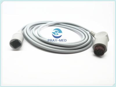 China Cable invasor del adaptador de la presión arterial de HP, cable médico del transductor de presión en venta