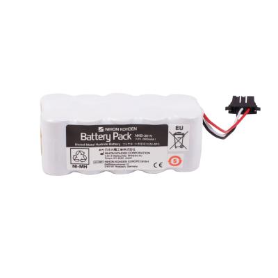 China Nihon Kohden NKB-301V Medical Equipment Batteries 12V 2800mAh 12 Months Warranty for sale