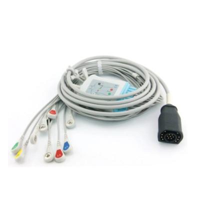 China Los Defibrillators 10 de Zoll llevan el cable de Ecg, cable del tronco de Ecg para la serie de M/E en venta