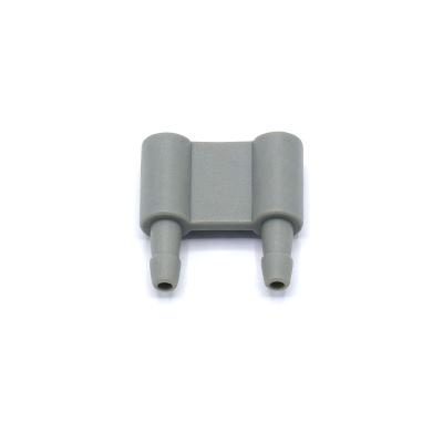 China Marquette Double Tube Female Neonatal Dual NIBP Cuff Connector 10g plastic for sale