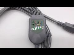 19 Pin Snap ECG Patient Cable 5 / 10 Lead DMS 300 System Holter Compatible Patient Safety