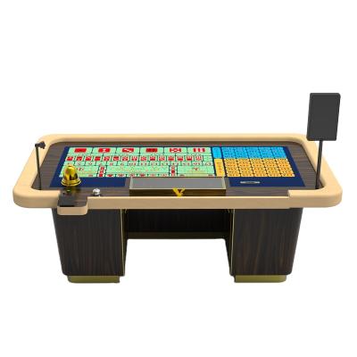 China Professional Quality Factory Price MDF+PU+Wood+Stainless YH Marble Casino Luxury Bo Sic Table With System for sale