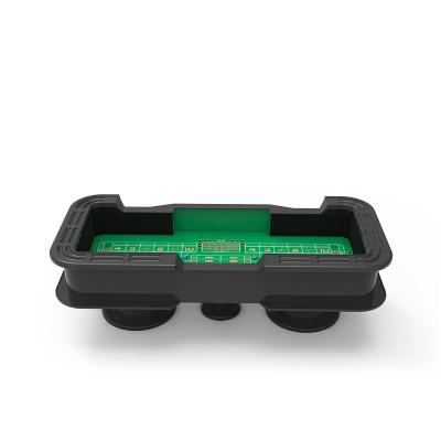 China High End Luxury Professional Casino Club YH Quality Black Craps Table For Casino Entertainment for sale