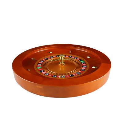 China YH Luxury 18 Inch Factory Roulette Wheel Casino Solid Wood Convenient Roulette Wheel For Gambling for sale