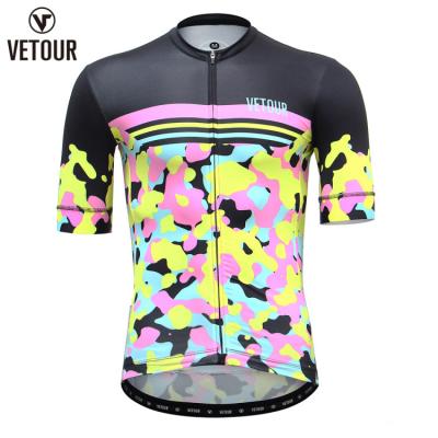 China Breathable Vetour Digital Custom Sublimation Printing Race Cut Wholesale Cycling Jersey Supplier Apparel for sale