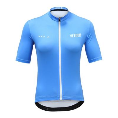 China Blue Cycling Cycling Jersey Top OEM New Version Fahion Cycling Jersey Cycling Clothing Bike Shorts Women's Cycling Jersey for sale