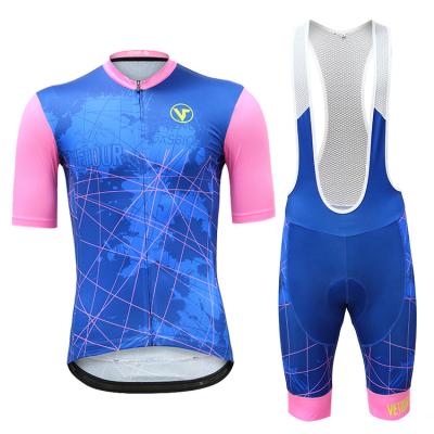 China Vetour Breathable Custom Cheap Bib Shorts Cycling Wear Philippines Cycling Jersey Set for sale