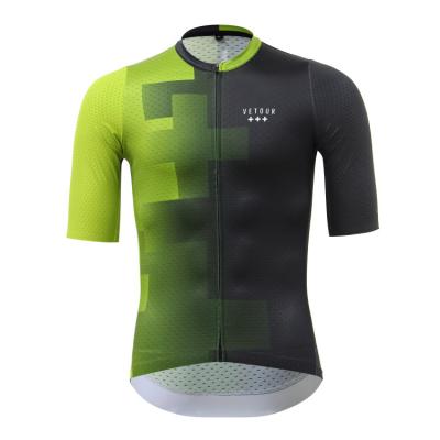 China Breathable Cycling Clothing China Vetour OEM Men Cycling Short Sleeve Bike Short Sleeve Italian Cycling Singlet for sale