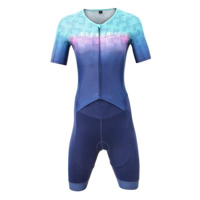 China Vetour Breathable Breathable Cycling Wear For Women Quick Dry Short Sleeve Skin Cycling Suit for sale