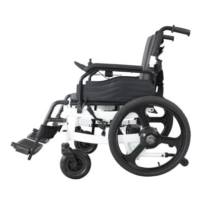 China Alumminum alloy 20Inch alloy frame 250W motor wheelchair lithium battery electric wheelchair for sale