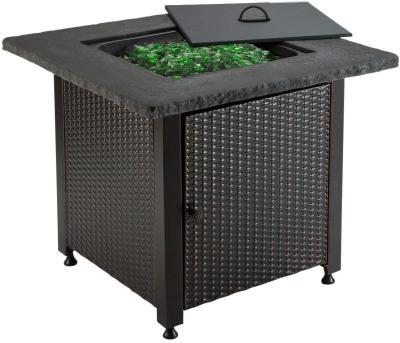 China 30'' Outdoor Gas Firepit Table All-Season Alloy Steel for sale