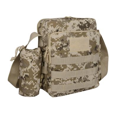 China Outdoor Sport Travel Hiking Outdoor Military Camouflage One-Shoulder Messenger Bag Oxford Cloth Water Bottle Camping Wild Bag for sale